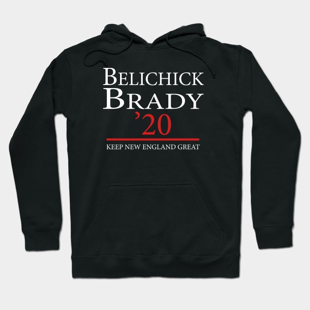 Belichick Brady New England Hoodie by amalya